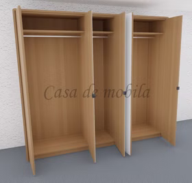 Kleiderschrank 5türig COLORADO 237x216x60cm Massivholz natur geölt von Casademobila Goslar Kleiderschrank 5türig COLORADO 237x216x60cm Massivholz natur geölt von Casademobila Goslar