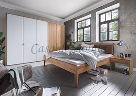 Kleiderschrank 5türig COLORADO 237x216x60cm Massivholz natur geölt von Casademobila Goslar Kleiderschrank 5türig COLORADO 237x216x60cm Massivholz natur geölt von Casademobila Goslar