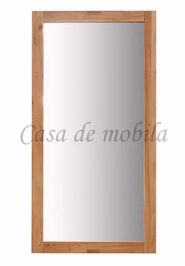 Wandspiegel 123x63x2cm ZACHARIAS Wildeiche massiv geölt Dielenspiegel ZACHARIAS 123x63x2cm Wildeiche massiv natur geölt von Casademobila
