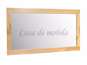 Wandspiegel 123x63x2cm ZACHARIAS Wildeiche massiv geölt Flurspiegel mit Holzrahmen ZACHARIAS 123x63x2cm Eiche massiv geölt von Casademobila