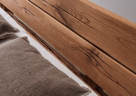 Holzkopfteil Balkenbett 140/160/180/200x200 Rustikal UNIKAT Wildeiche massiv natur geölt von Casademobila Holzkopfteil Balkenbett 140/160/180/200x200 Rustikal UNIKAT Wildeiche massiv natur geölt von Casademobila