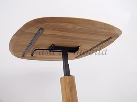 Couchtisch ROMA 70x51-70x70cm Wildeiche natur geölt stufenlos höhenverstellbar Couchtisch ROMA 70x51-70x70cm Wildeiche natur geölt stufenlos höhenverstellbar