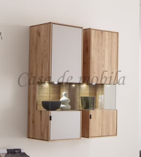 Hängeschrank mit Glas FÖHR 48x131x40cm Wildeiche massiv Roheffekt geölt Lack taupe Aloia Garthaus bei Casa de Mobila Goslar Hängeschrank mit Glas FÖHR 48x131x40cm Wildeiche massiv Roheffekt geölt Lack taupe Aloia Garthaus bei Casa de Mobila Goslar