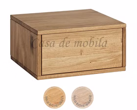 Kleine Hängekommode WALK IN Tjornbo 46x24x42cm Wildeiche massiv Natur geölt