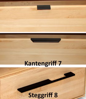 griffe metall schwarz Mercur Casa de mobila Goslar