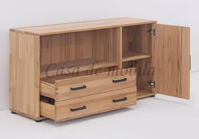 Fernsehkommode 134x68x40 MIDO Massivholz geölt Massivholz kommode mit fach MIDO hoch 134x68x40cm Kernbuche massiv natur geölt Casa de mobila Goslar