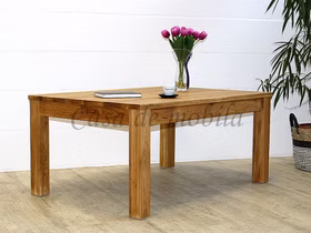 Couchtisch 110x45x70cm DIEZ Eiche massiv geölt Cochtisch aus massiver Wildeiche, rechteckig, stabverleimt