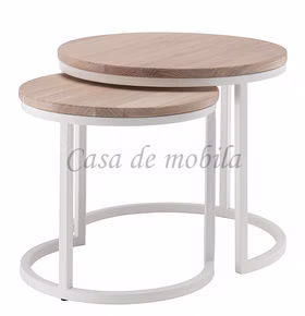 Couchtisch-Set-rund-50x43x50cm-40x38x40cm-Wildeiche-bianco-geoelt-Metall-weiss-Bela-92-623-3.jpg