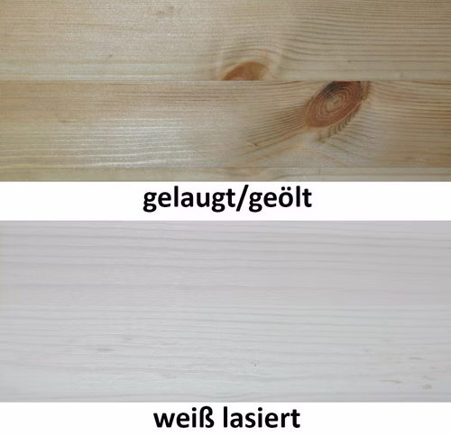 Schreibtisch SOLVITA 120 cm Kiefer massiv gelaugt geölt oder weiß Casa de mobila Goslar