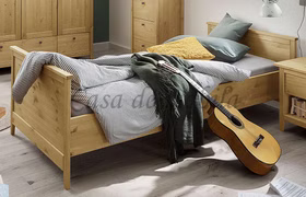 Kinderzimmer Bett SOLVITA Kiefer massiv gelaugt geölt Casa de mobila Goslar