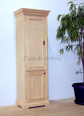 Wohnwand 3-teilig VICTORIA Landhaus Fichte massiv Hochschrank-Fichte-natur-gewachst-AD-009L-R138.jpg