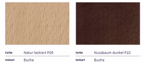Holzmuster Buche natur lackiert, Buche nussbaum lackiert Stuhlbeine Polsterstuhl Wirsberg von Max Winzer