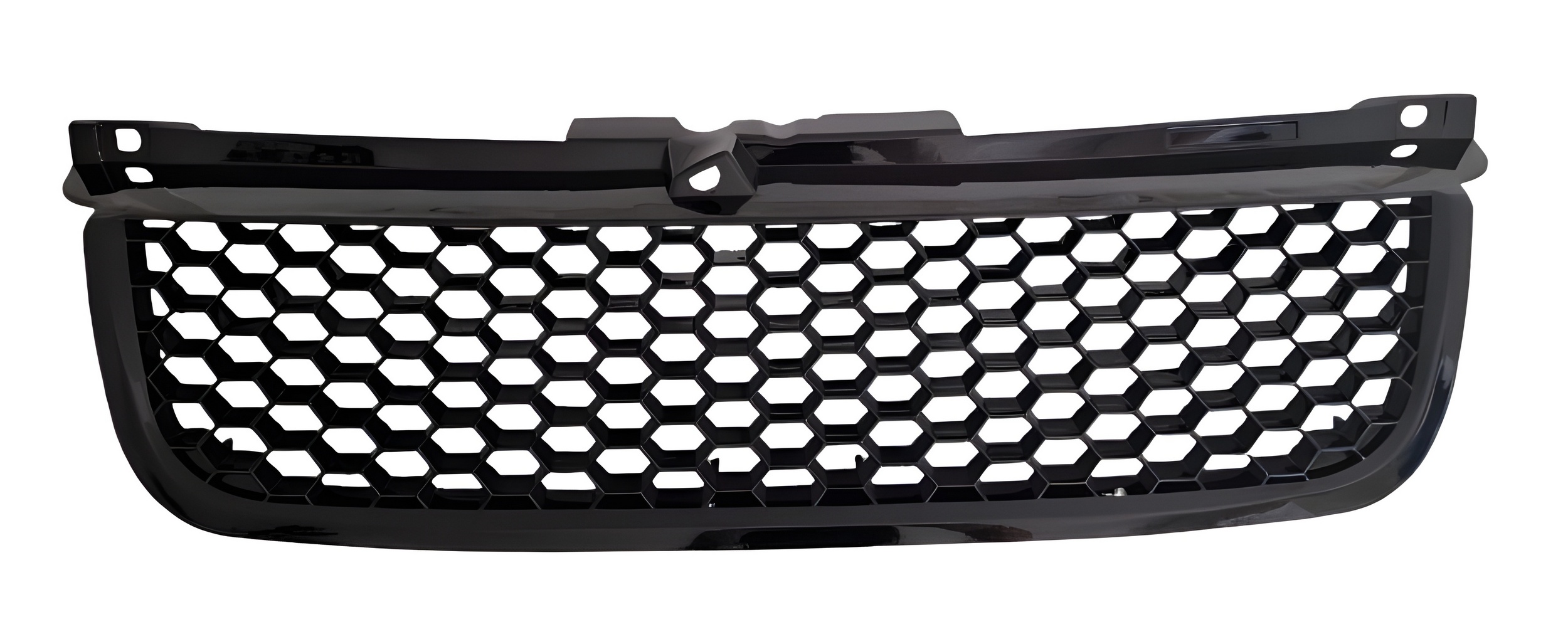 Calandre Grille Noir Brillant Sans Sigle + Cache Supérieur c...