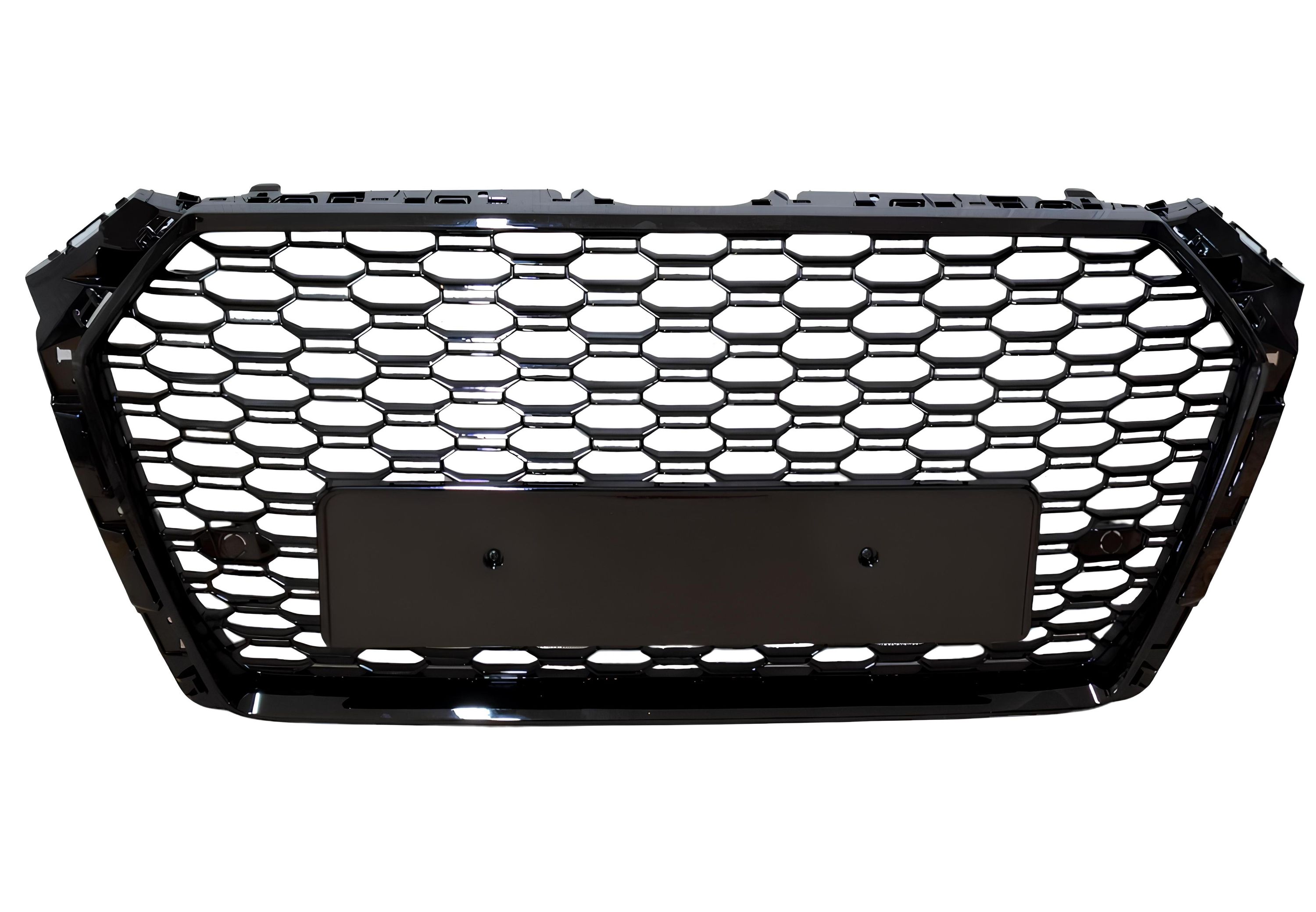 Kühler Grill Wabengrill Front ohne Emblem Schwarz Glanz passend für Audi A4 B9 Kühler Grill Wabengrill Front ohne Emblem Schwarz Glanz passend für Audi A4 B9