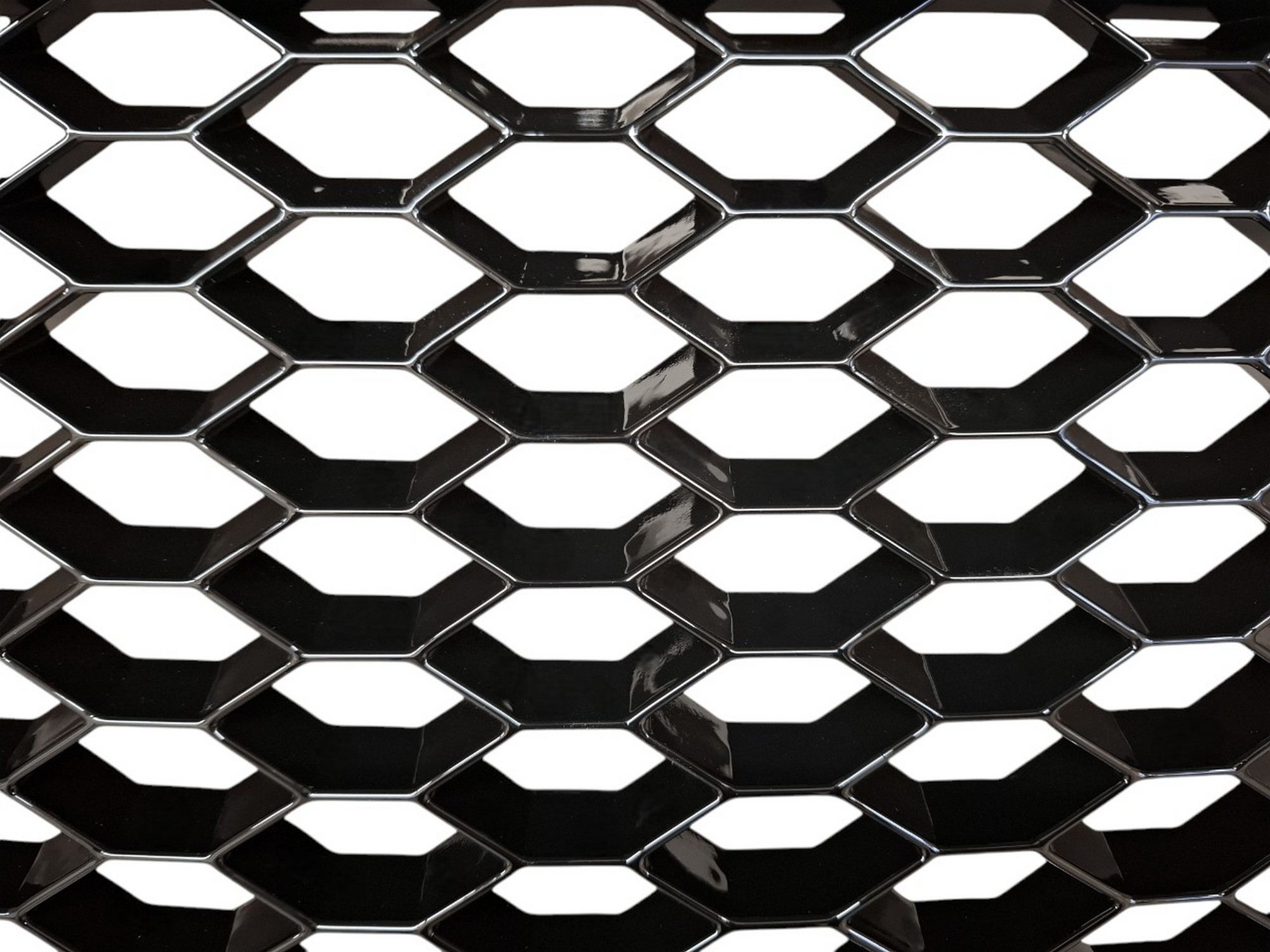 Calandre Grille Nid D'abeilles Noir Brillant compatible avec Audi A3 S3 RS3 8P 2008-2013 - 1122171 Calandre Grille Nid D'abeilles Noir Brillant compatible avec Audi A3 S3 RS3 8P 2008-2013 - 1122171