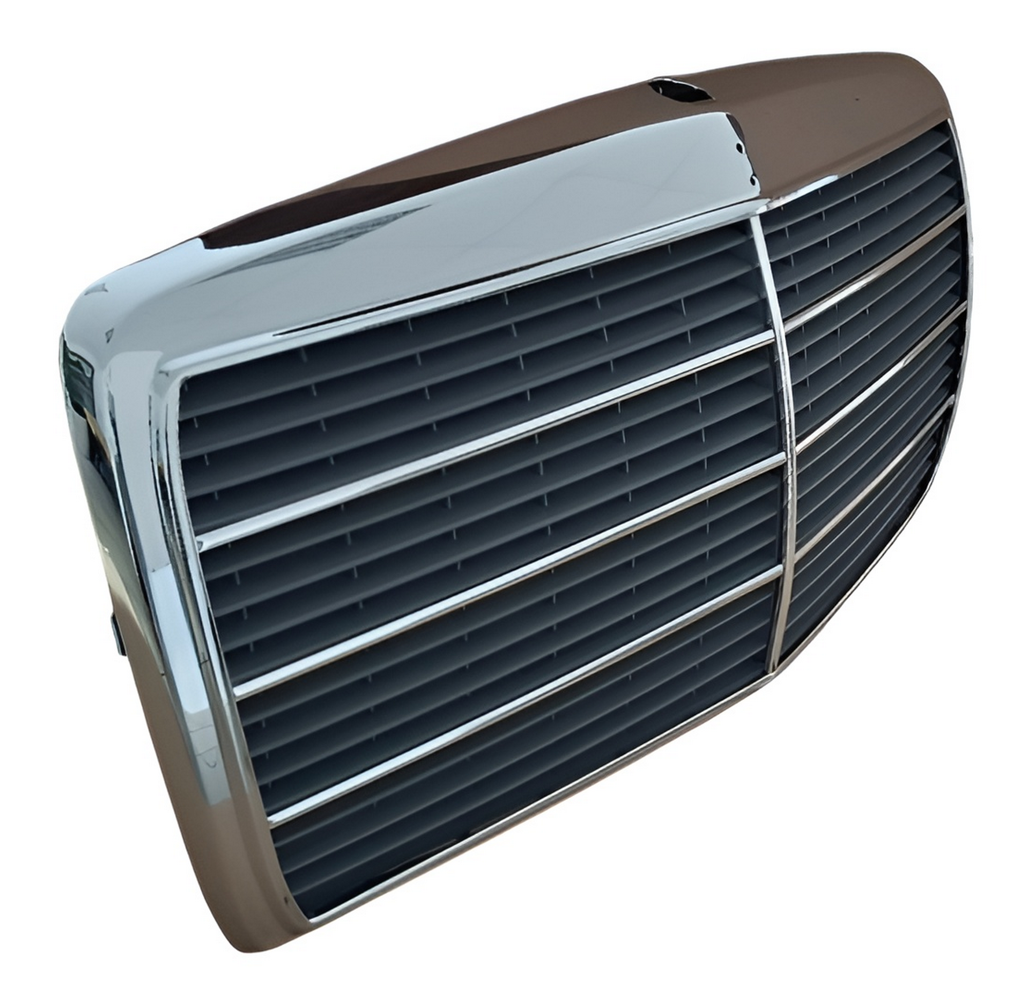 Passend für Mercedes W123 Grill Kühlergrill Frontgrill Chrom Rahmen 1977-1985 Passend für Mercedes W123 Grill Kühlergrill Frontgrill Chrom Rahmen 1977-1985