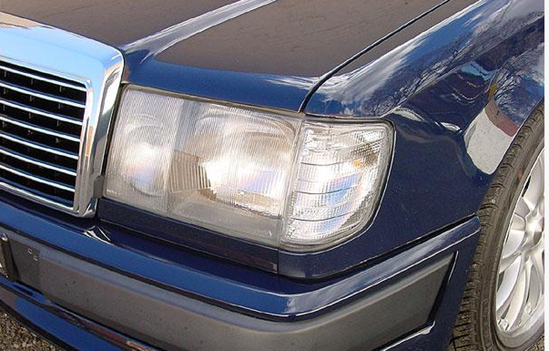 Scheinwerfer Set Mercedes E-Klasse Typ W124 85-93 Schwarz