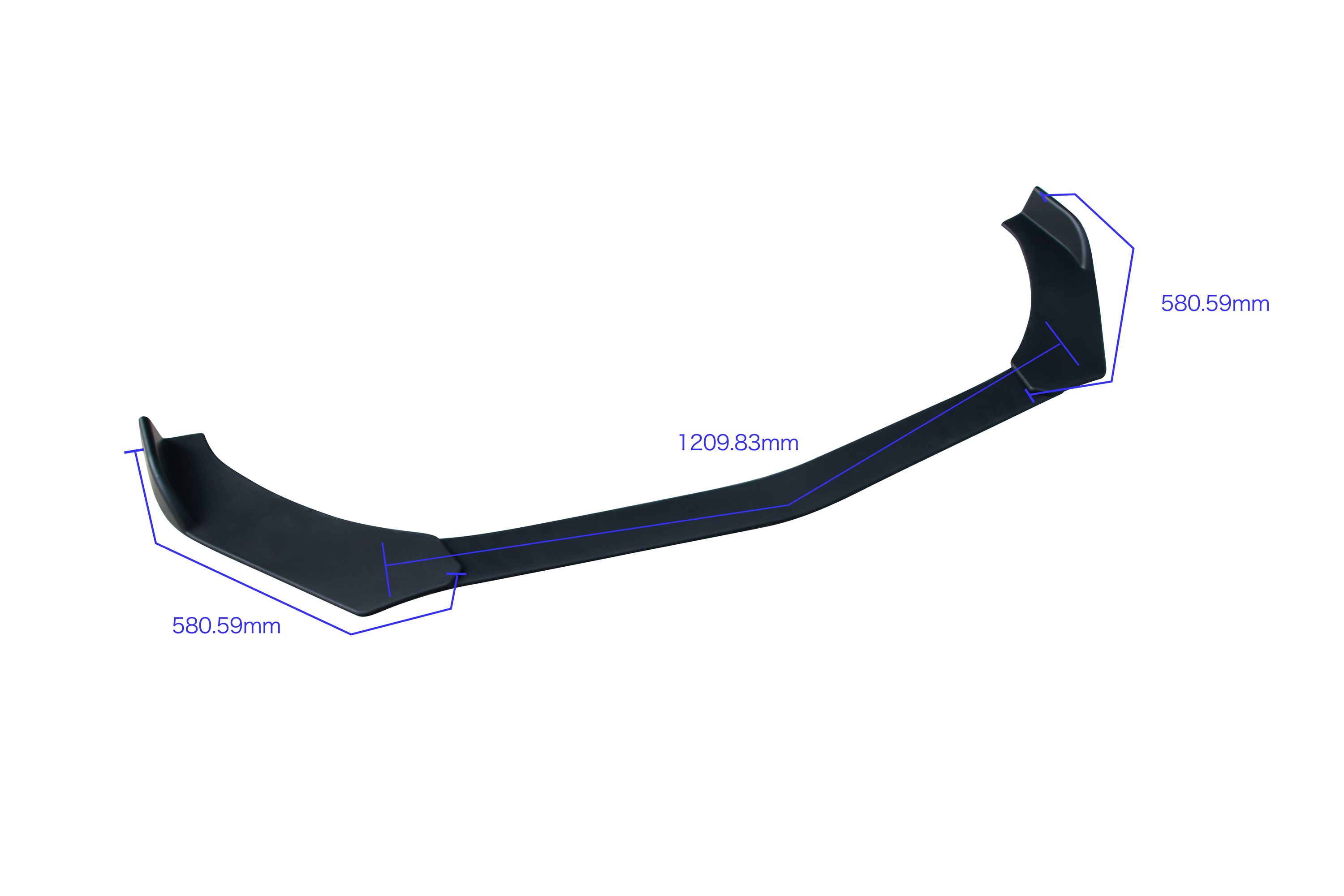 Passend für BMW 3er E46 Universal Front Lippe Spoiler Splitter Body kit matt Schwarz Passend für BMW 3er E46 Universal Front Lippe Spoiler Splitter Body kit matt Schwarz