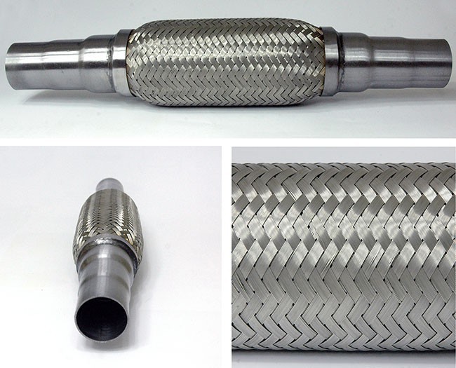 Passend für Honda Uni Flexrohr Flexstück Flammrohr Hosenrohr Auspuff 45x48x55 400MM Passend für Honda Uni Flexrohr Flexstück Flammrohr Hosenrohr Auspuff 45x48x55 400MM