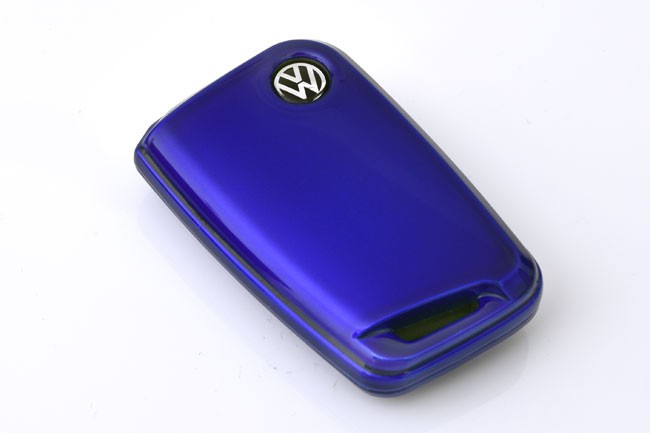 Für VW Golf 7 VII Schlüsselcover Metallic Blau