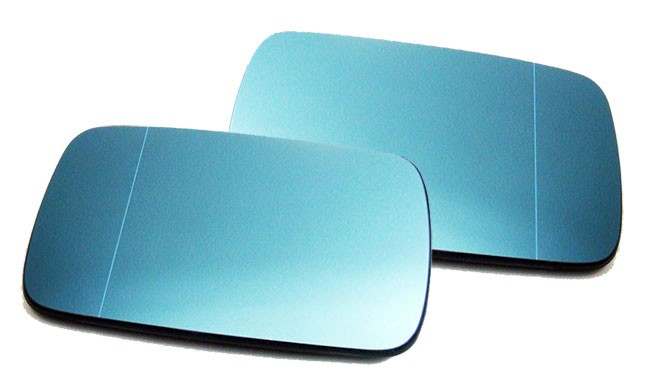 Spiegel Glas Rechts Links Außenspiegel Asphärisch Blau Behei für BMW E36 E34 E39
