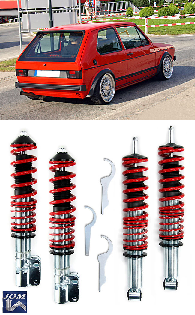 RedLine Sport Gewindefahrwerk passend für VW Golf 1 Golf Cab...