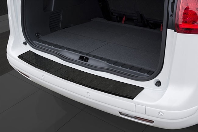 Audi Q5 Rear Bumper Protector Guard Trim Cover Steel Black Sill Boot Trunk Lid