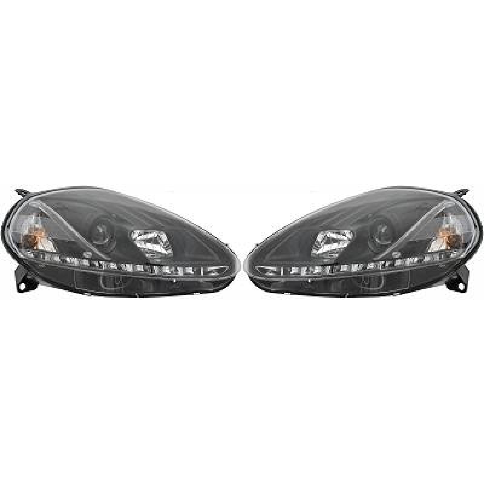 Scheinwerfer-Set passend für Fiat GRANDE PUNTO H1 Halogen
