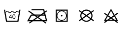Pflegesymbole Pflegesymbole