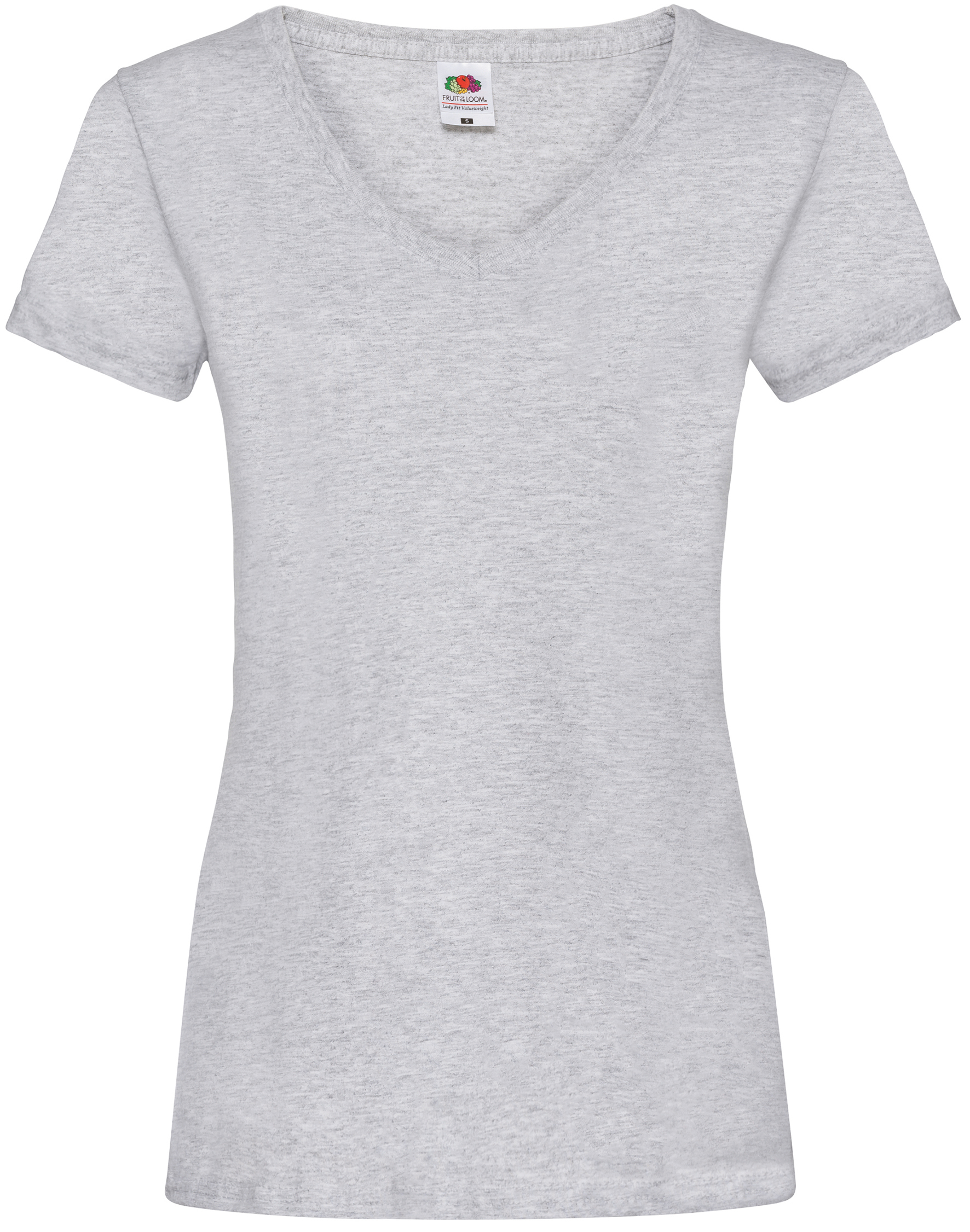 Fruit Of The Loom Valueweight T-Shirt Donna Scollo A V – Pacco Da 5, Blu Navy, X-Small