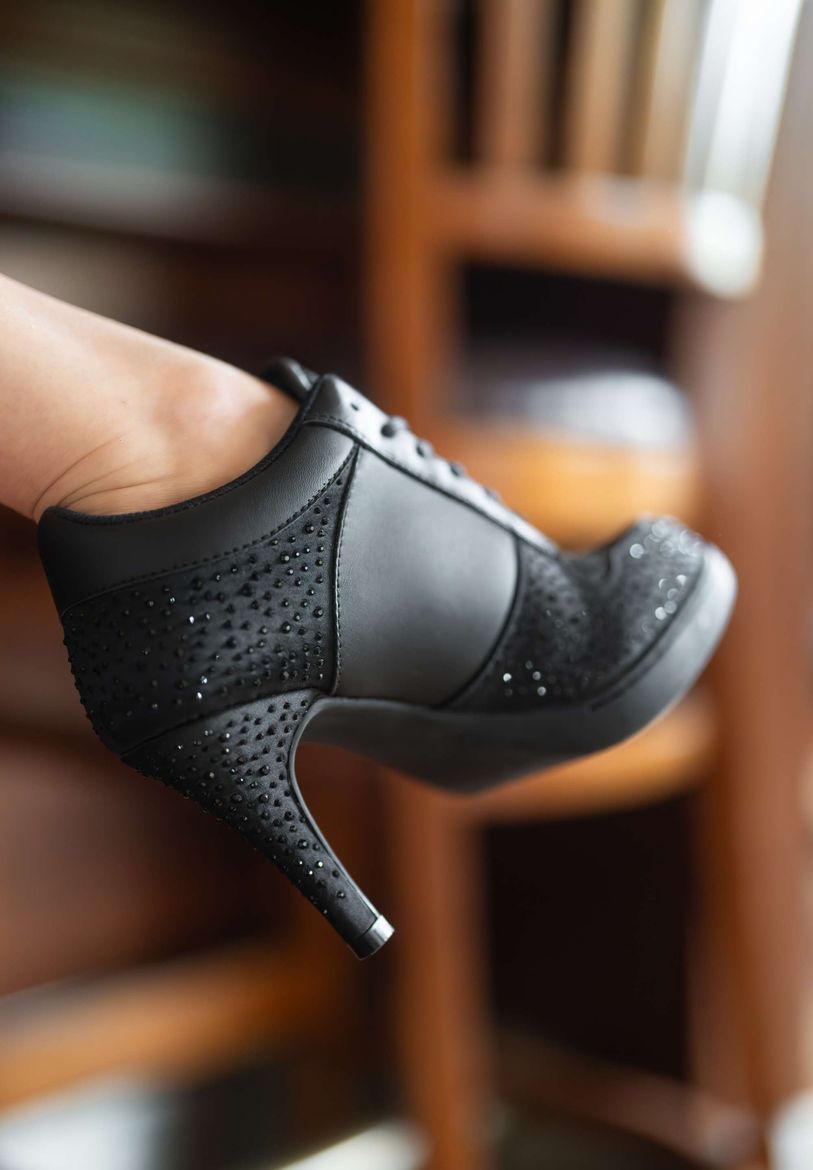 missy  YES I ROCKZ 2.0 sparkling black SHOES | Missy Rockz | Missy