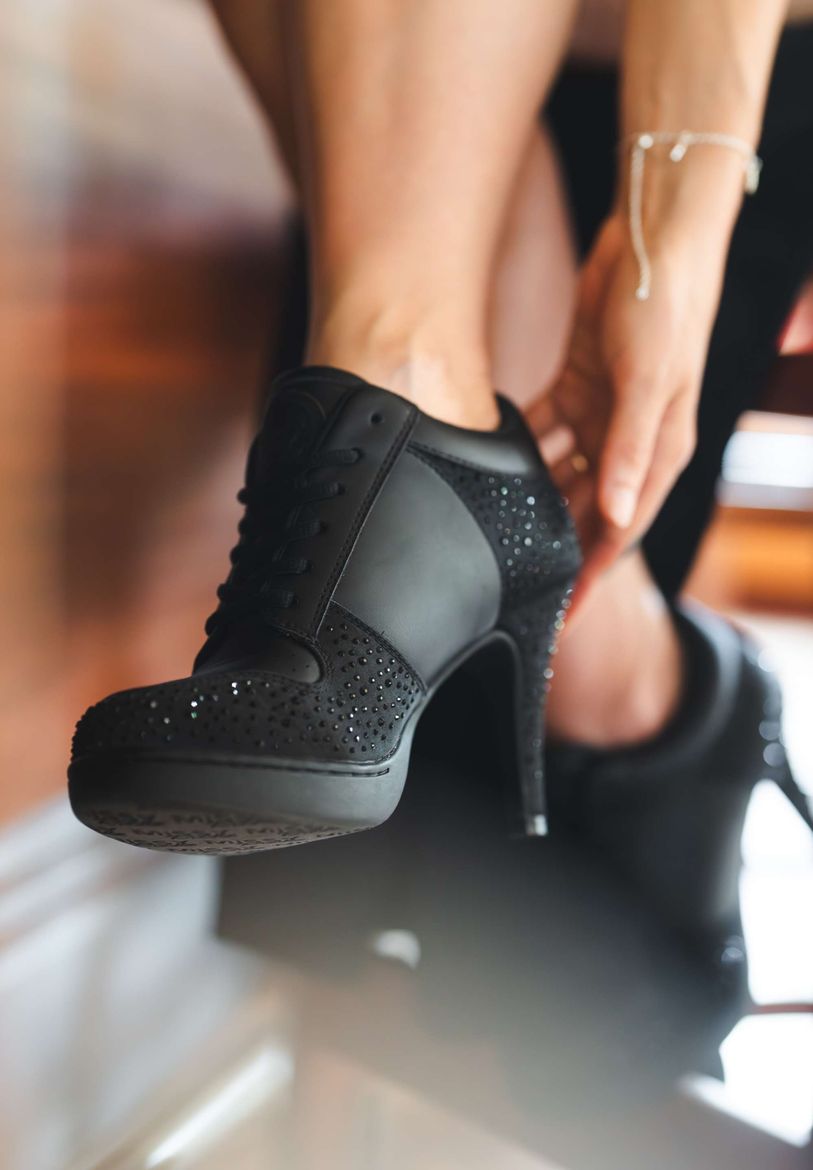 missy  YES I ROCKZ 2.0 sparkling black SHOES | Missy Rockz | Missy