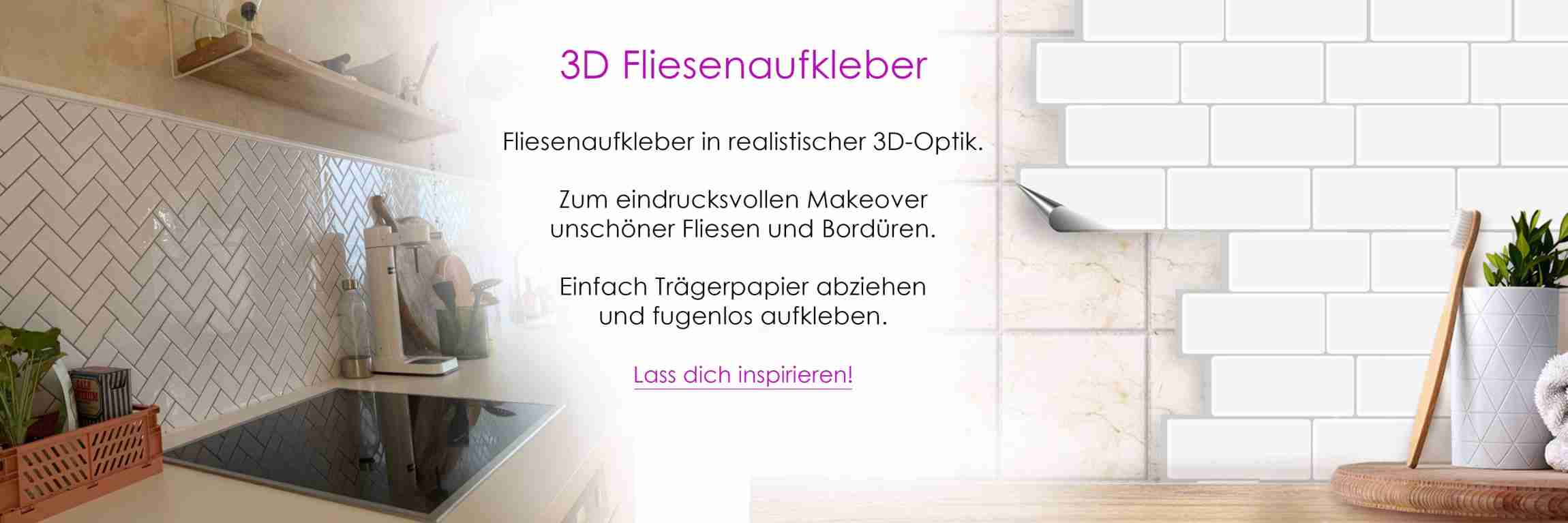 Fliesenaufkleber 3D