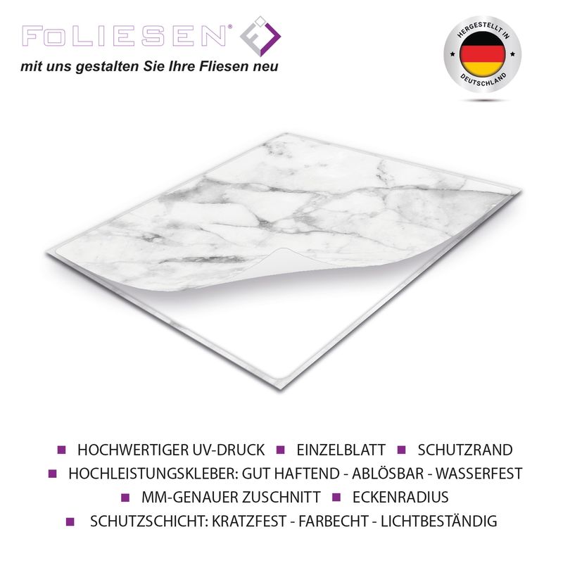 Fliesenaufkleber Set [rechteckig] Für Küche & Bad - Orientalische