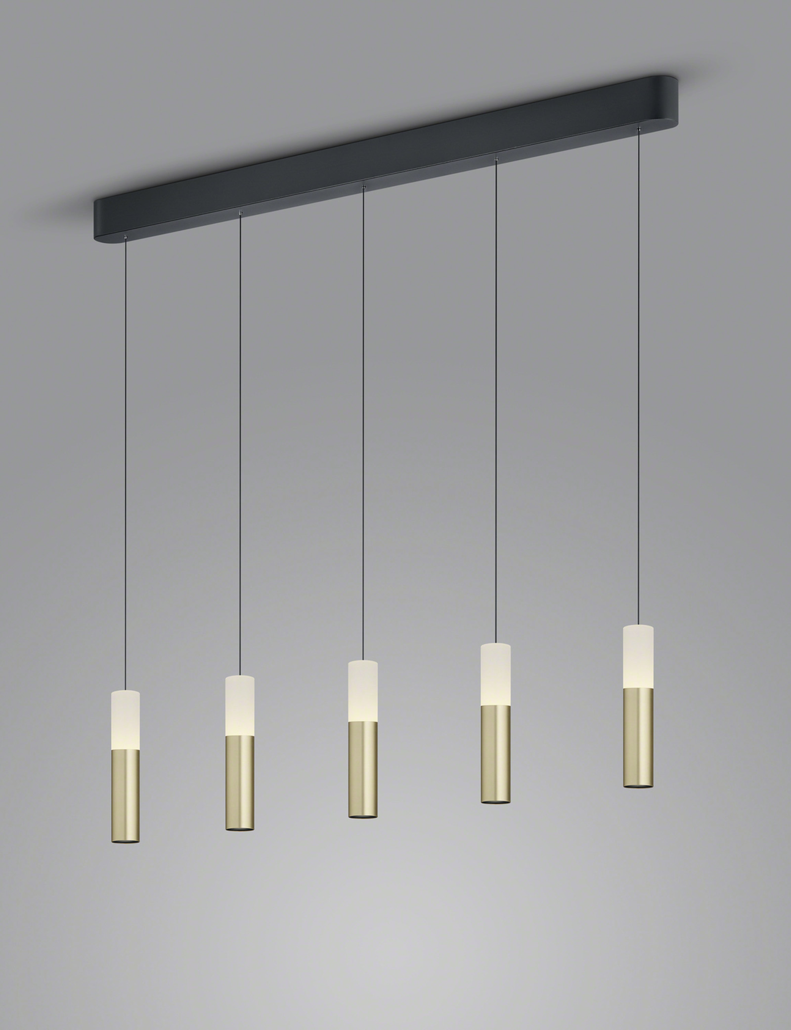 Helestra LIDOS Pendelleuchte mattschwarz-mattgold