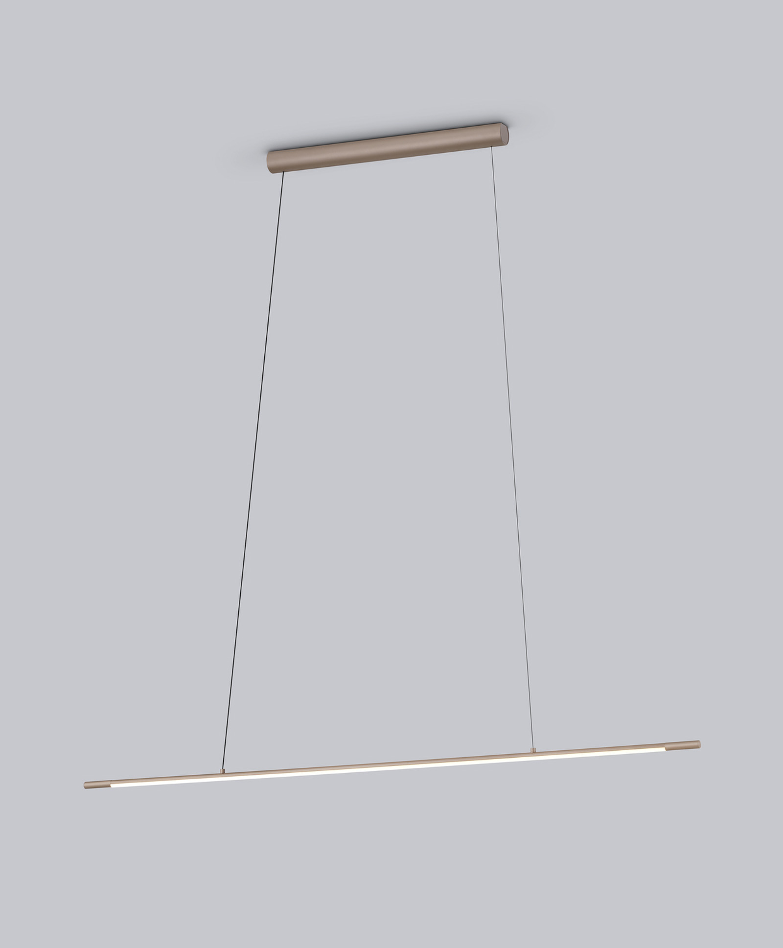 Helestra LEDA Pendelleuchte titangrau eloxiert