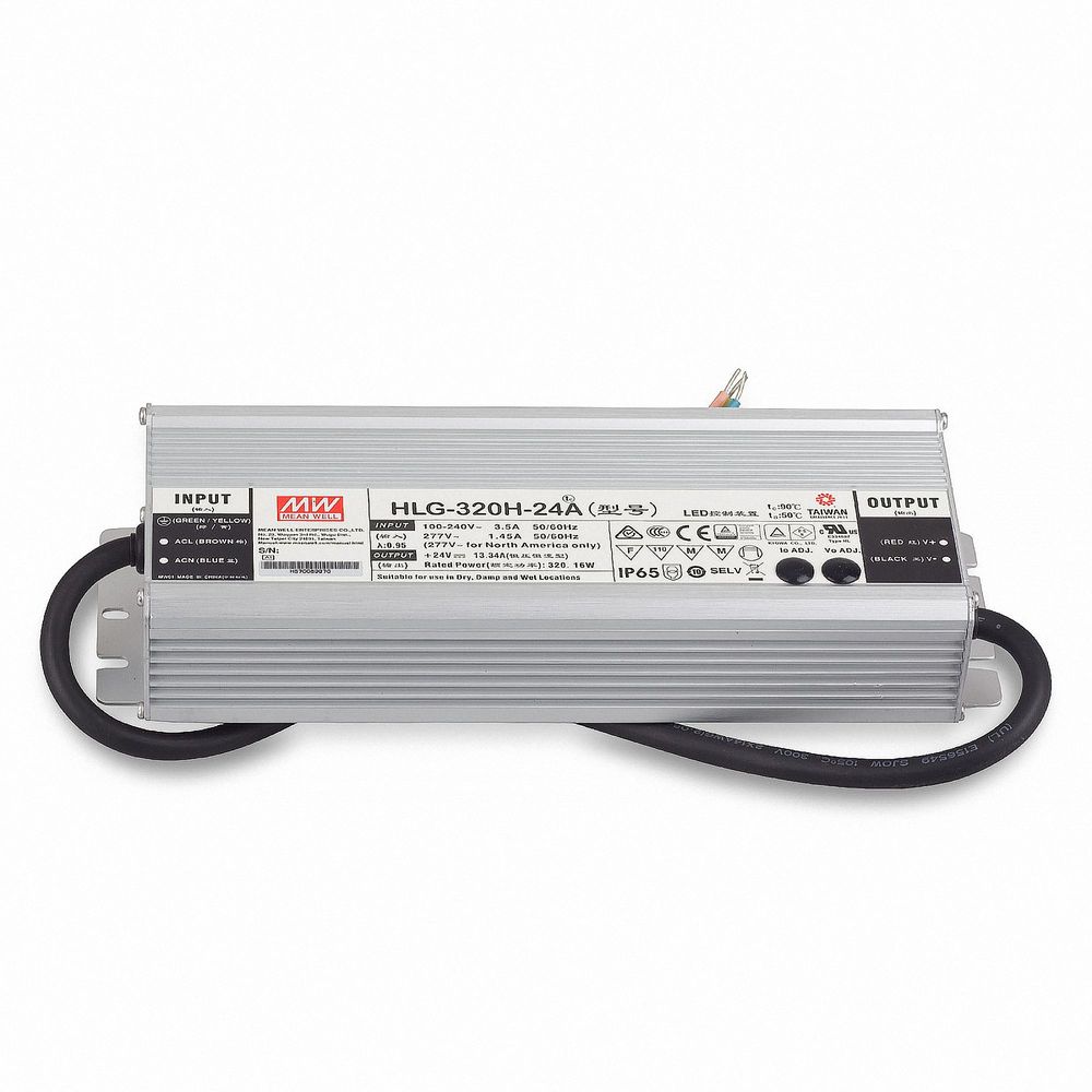 Mean Well HLG-320H-24A SMPS 24V / DC / 0-13,3A / 320 IP65