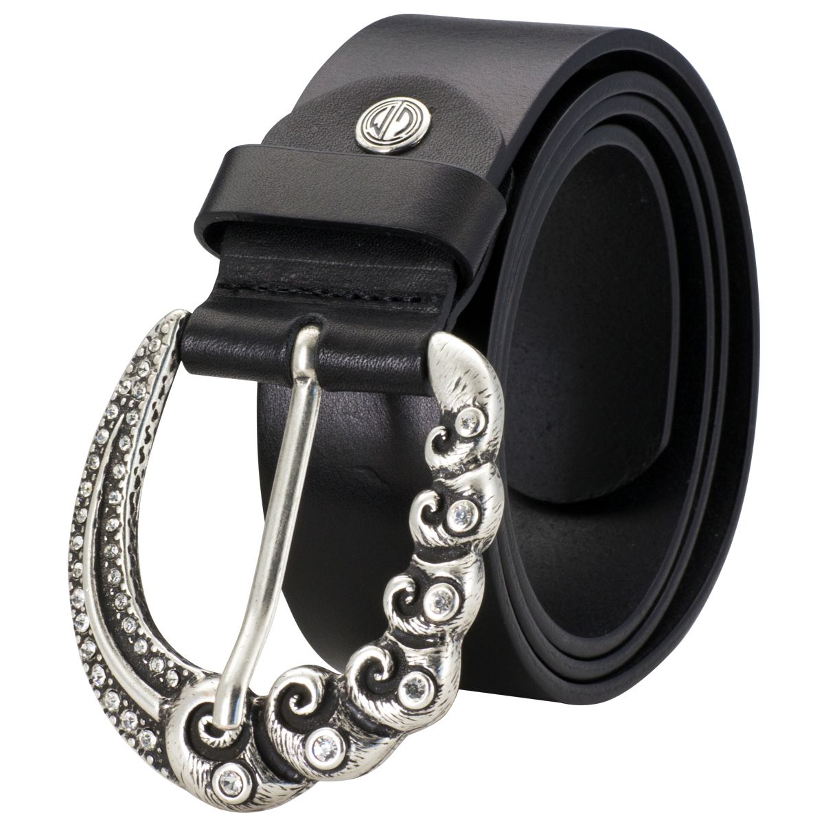 Lindenmann The Art Of Belt Ledergurtel Damen Gurtel Damen Rindleder Schwarz Accessories Exclusive