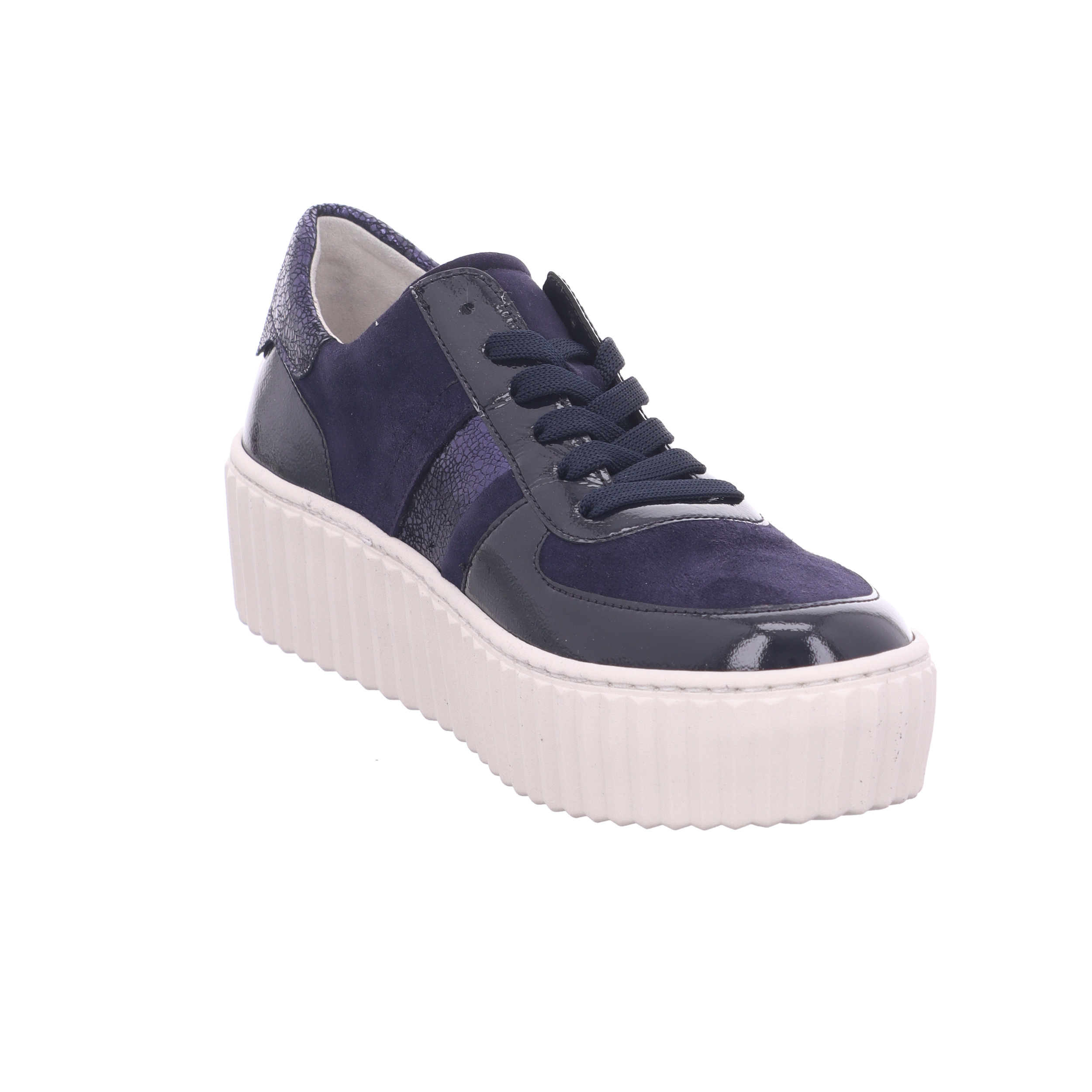 Damen Blau Gabor Plateau Sneaker Blau Gabor Comfort 46528-26 Damen