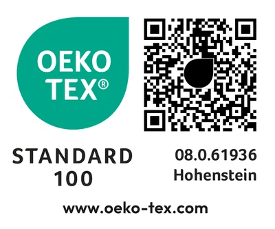 Logo OEKO-Tex Standard 100 Zertifizierung