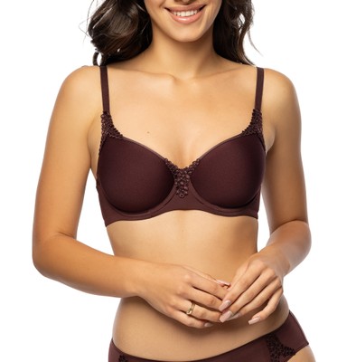 Bügel-BH 151414 Carola mit gemoldeten Spacercups Braun (Dark Secret)