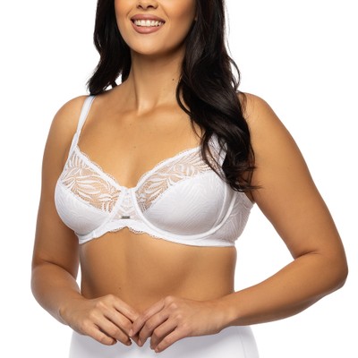 VIANIA 244469 Bügel-BH Hanna mit Spitze große Größen Curvy Farbe Weiß