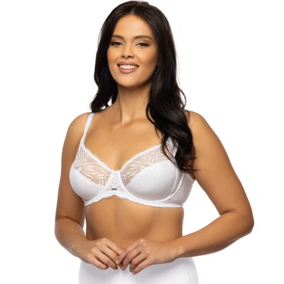 VIANIA 244469 Bügel-BH Hanna mit Spitze große Größen Curvy Farbe Weiß