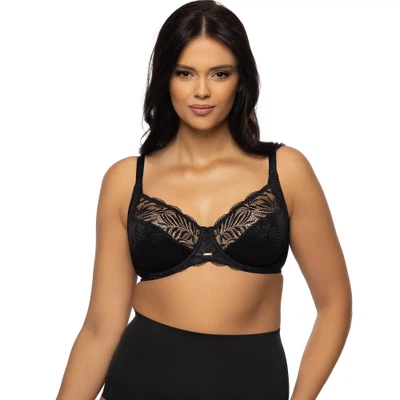 VIANIA 244469 Bügel-BH Hanna mit Spitze große Größen Curvy Farbe Schwarz