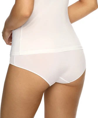 Rückansicht Panty Carola in Farbe Weiß