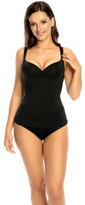 VIANIA BH-Hemd 101652 mit Bügel und gefütterten Cups Farbe Schwarz