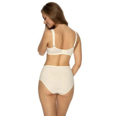 Rückansicht Bügel-BH mit Komfortträgern und gemoldeten vorgeformten Cups in Farbe Cream