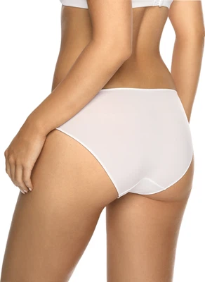 Rückansicht Slip in Bikinislip-Form in Farbe Weiß