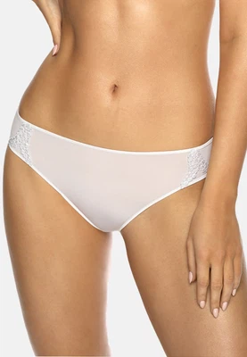 Vorderansicht Slip in Bikinislip-Form in Farbe Weiß