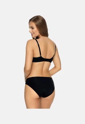 Rückansicht Bügel-BH mit Spacercups in Farbe Schwarz